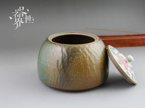 器世界 精品茶具 原创手绘粗陶茶叶罐 艺术无处不在